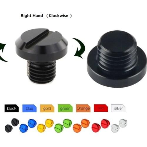 2pc/Set Mototcycle Clockwise M10*1.25 Mirror Hole Plug Screw For KTM Suzuki Honda Yamaha Kawasaki Moto Accessories