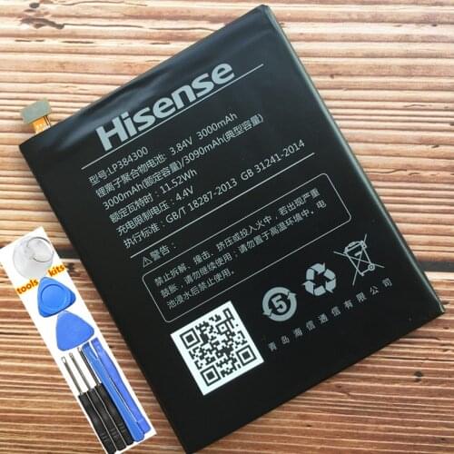 3000mAh LP384300 New Replacement Battery For Hisense A2pro A1 A2 H10lite E77mini Mobile Phone Batteries + Tools