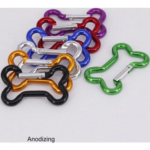 5Pcs Lightweight Multifunctional Bone Type Buckle Aluminum Alloy Carabiner for Water Bottles Durable Bone Type Locking Hanger