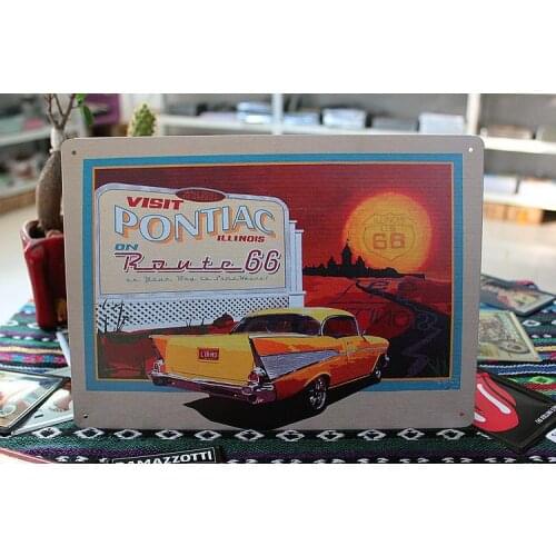 50pcs/lot Metal Sign shabby chic Car wall decor Tin signs Art of wall decorate office House Cafe Bar hanging painting I-36