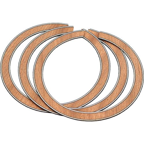 3pcs Guitar Accessories MAHOGANI Maple Wood Acoustic Guitar Circle Sound Hole Solid Wood Guitar Soundhole