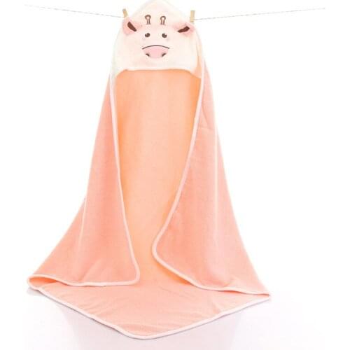 Cartoon Animal Baby Bathrobe Muslin squares Baby Towel Newborn Baby Scarf Blanket Baby Hooded Bathrobe Baby Things