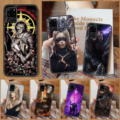 Dark Souls game Phone case For Samsung Galaxy Note 4 8 9 10 20 S8 S9 S10 S10E S20 Plus UITRA Ultra black pretty funda silicone