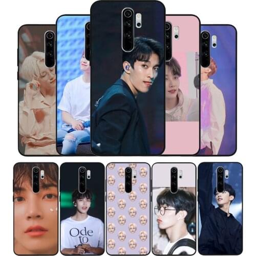 Seventeen KPOP black Silicone Phone Case For Redmi note 8 7 Pro S 8T for redmi 9 7A Cover