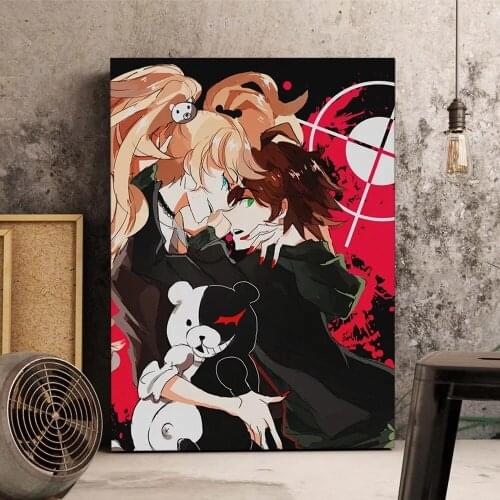 Canvas Nime Danganronpa Wall Hanging Hd Printed Home Decoration Painting Poster Wall Art Picture For Bedroom Modular No Framed