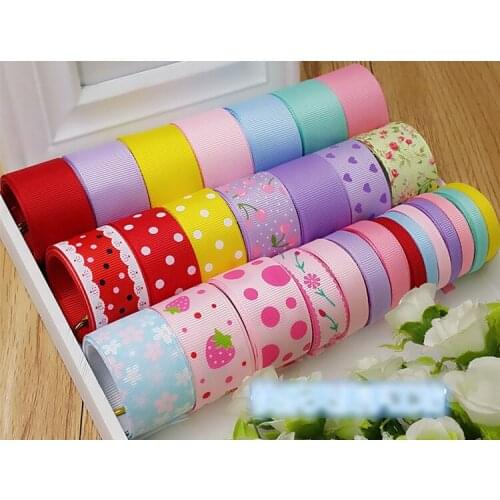 Manual DIY baby hair clip Clip Ribbon Kit Pink Blue Ribbon Beginner Set Package(28meters )