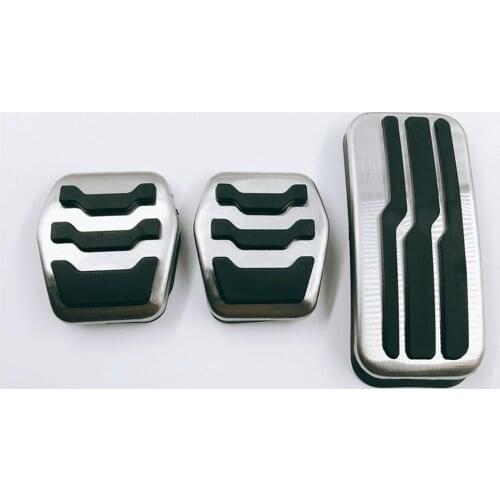 Stainless Steel Car Interior Gas Fuel Pedal Brake Pedals Cover for Ford Focus 2 3 4 MK2 MK3 MK4 2005 - 2017 Accessories
