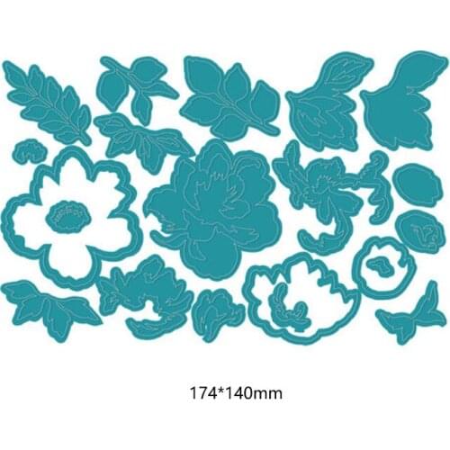 Metal cutting dies Layered Floral cut die mold card Scrapbook paper craft knife mould blade punch stencils