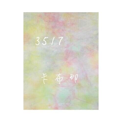 9TH 46*58cm 16ct Hand dyed canvas cross stitch kit Aida fabric cloth handmade embroidery DIY needlework 5-6