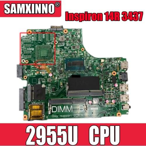 Original Laptop motherboard For DELL Inspiron 14R 3437 5437 2955U Mainboard CN-09DJXD 09DJXD 12307-2