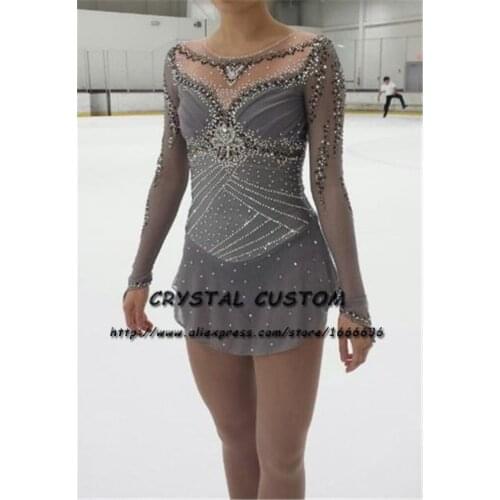 Ice Skating Dresses For Children Graceful New Brand Figure Skating Dresses For Competition DR4176
