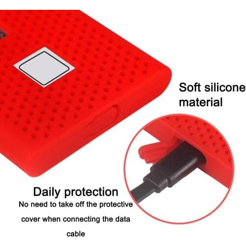 Portable HDD Bags Cases Hard Drive Disk HDD Silicone Case SSD T7 Case Cover HDD keychain Protector For SAMSUNG Skin With E1F8