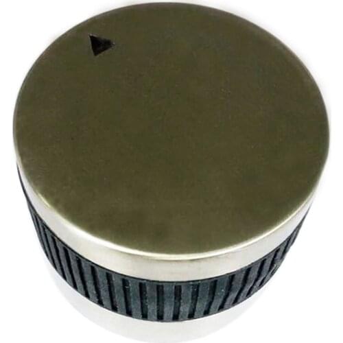 Luxury ABS Plastic Control Knob For Gas Grill Furniture Knob With Chrome Plating OD 56mm