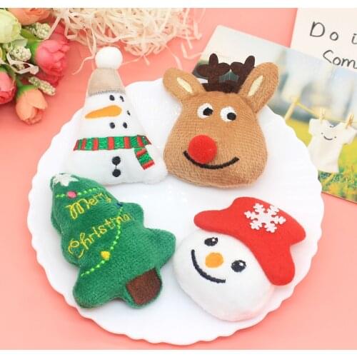 Christmas Theme Catnip Toys Cat Toys With Real Catnip Fillings Christmas House Decorations For Cat Lovers
