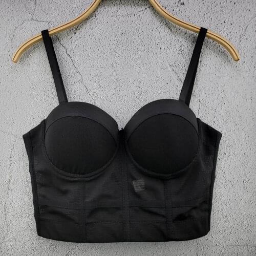 Sexy Pink Green Corset Folds Crop Top Fairy Grunge Y2k Egirl Solid Color Tank Tops Women Summer 2021 Clothing Dropshipping