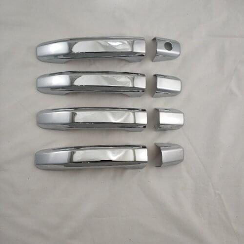 The high quality 8pcs Chrome plated Door Handle Cover Auto For Ford GMC Yukon XL 2015 2016 2017 2018 2019 Car Trim