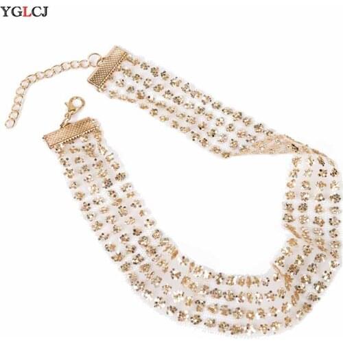 Золотые чокеры Yglcj China At AliExpress