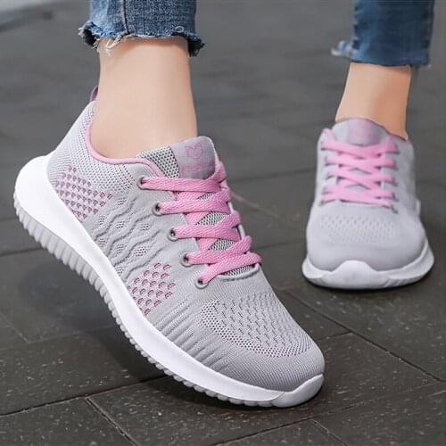 Women Sneakers Breathable Gym Shoes For Women Walking Zapatillas Mujer Soft Casual Vulcanized Sneakers For Sport Chaussure Femme
