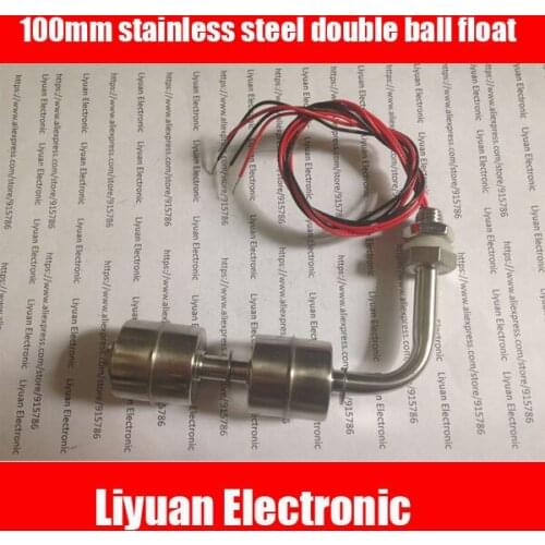 100mm stainless steel double ball float / side-mounted liquid level controller / water level controller / liquid level switch