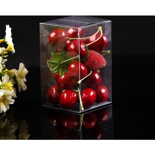 100 Pcs/15x15x15cm 15x15x22cm Clear Plastic PVC Gift Box Transparent Jewelry Storage Box Wedding/Food/Toys/Package Display Box