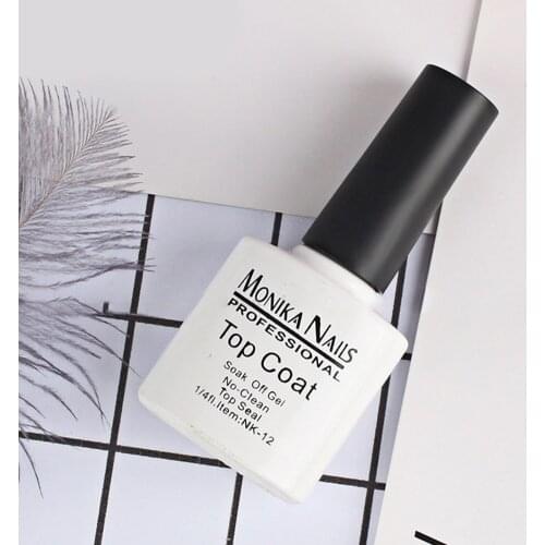 15ml Transparent UV Gel Polish Nail Art Crystal Long Lasting No Wipe Top Coat White Soak Off Nail UV Gel Varnish Girl Gifts