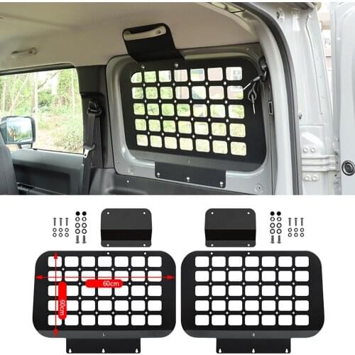 2 PCS Aluminum Car Window Modular Bracket Shelf Storage Luggage Bracket for Suzuki Jimny JB74 Sierra 2019 2020 2021 Accessories