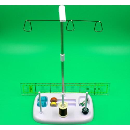 3-Spool Thread Holder Stand Rack Sew Quilting for Domestic Sewing Machine Thread Organizer Spool Stand Holder
