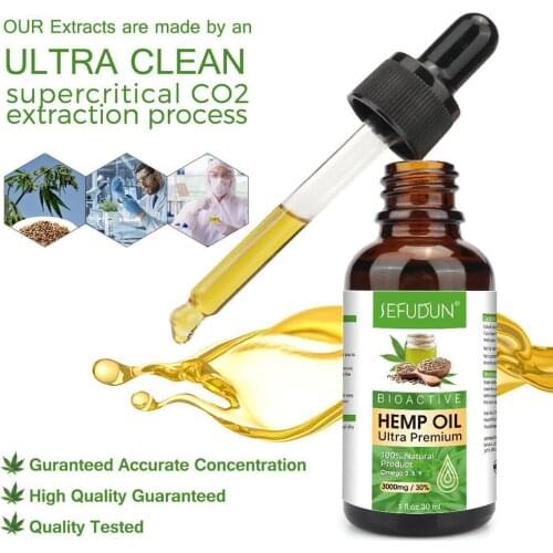 3000/5000mg 30ML Hemp Essential Oil Drop to wake body and energy like feels pressure anti-anxiety concentration reduce Wholesale