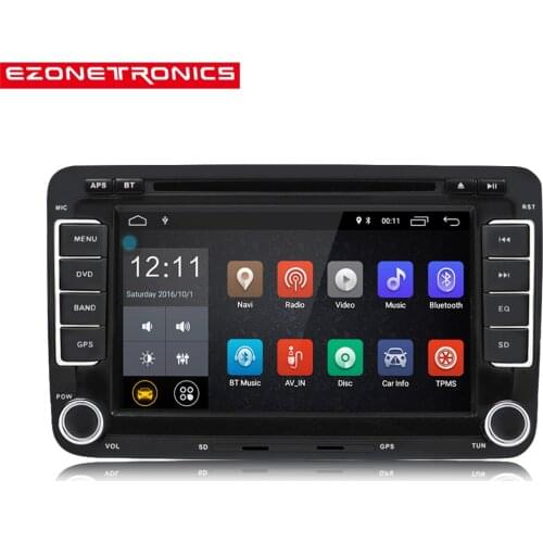 2 Din Android 7.1 Car Audio Car DVD Player GPS Radio For VW GOLF 6 Polo Bora JETTA B6 PASSAT Tiguan SKODA OCTAVIA Bluetooth USB