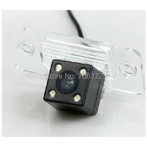 4 LED Car Rear View Reverse backup Camera for PORSCHE CAYENNE VW Volkswagen SKODA FABIA/SANTANA/POLO(3C)/TIGUAN/TOUAREG/PASSAT