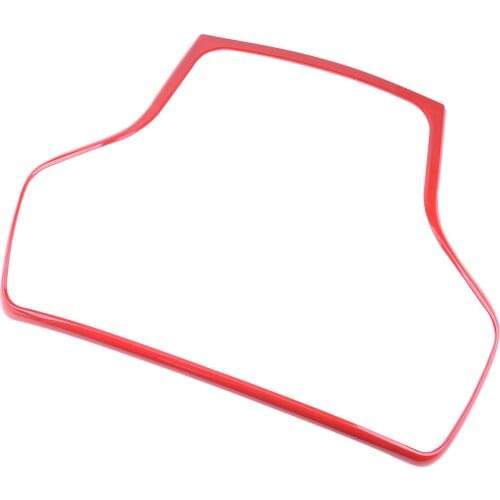 Car Console Navigation AC Panel Cover Styling Trim ABS Red Fit for Jeep Grand Cherokee 2014 2015 2016 2017 2018 2019 2020