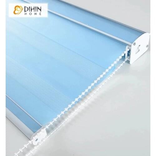 Free shipping blackout curtains zebra blinds double layer roller blinds for room window customized size high quality