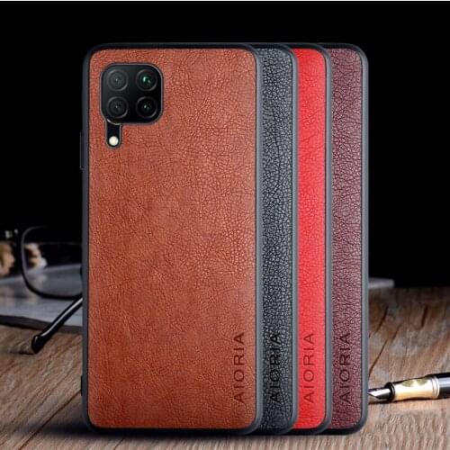 Case for Huawei P40 Lite Pro Plus E funda luxury Vintage Leather skin capa Slot phone cover for Huawei P40 Lite case coque capa