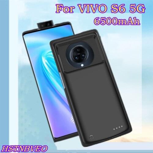 External Battery Charging Cove For VIVO S6 Power Case Smart Phone Battery Charger Case For VIVO S6 Power Bank Battery Case