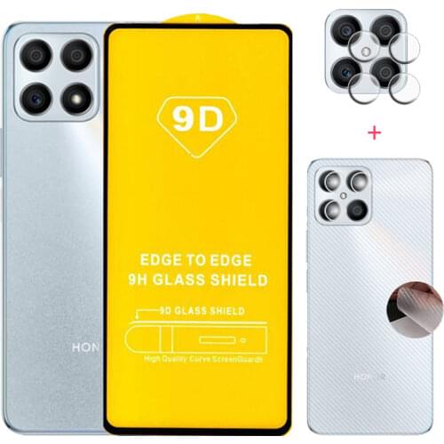 Back Film+Front Screen Protectors Honor 10X Lite Accessories Tempered Glass Honor10X 9X 10i Honor 10 X Light Protective Glass