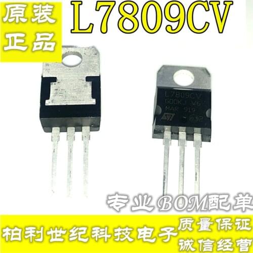 100% New&Original L7809CV L7809 TO-220 9V 10pcs/lot