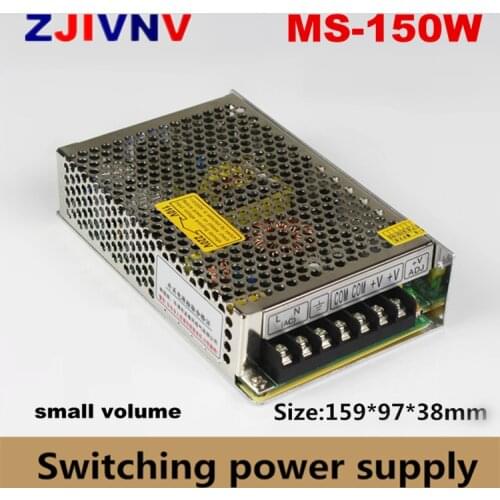 Mini size 150w switching power supply single output 15v 10a programmable ac/dc led smps 12v 5v 24v 36v 48v 27v
