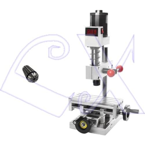 DIY micro ER16 1-10mm(ER3.175MM) multifunctional milling machine woodworking stainless steel aluminum bead drilling tapping
