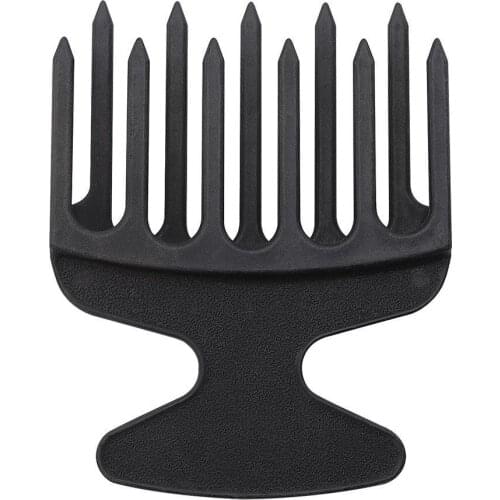 Mens curly hair comb Plastic Wide Big Tooth Afro Hair Pick Comb High Low Gear Comb Hair Accessories Hairdressing Styling Tool