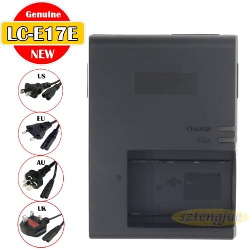 New Genuine LC-E17E Charger for 750D 760D 800D M3 M5 M6II 77D 200D RP Kiss X9 X8i X9i 8000D Rebel T6i T6s T7i SL2 SL3 LP-E17