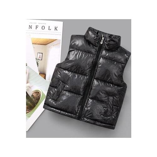 Autumn Winter Children Waistcoat Plaid Girls Boys Thicken Warm Sleeveless Outerwear Jacket Coats Casual Toddler Winter Vest Coat