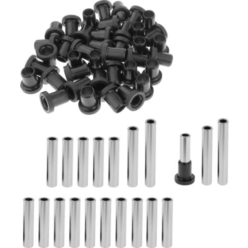 Front Rear Upper A-Arm Bushing Rebuild Kit Arm Knuckle Bushing Kit Rubber Control Arm Bushing For Ranger 800 Crew