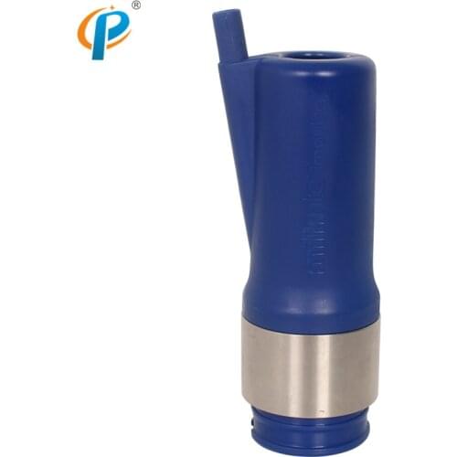 Plastic Blue Color Cow Milk Teat Cup for Rubber Triangles Cow Milking Liner(150x54x24mm)