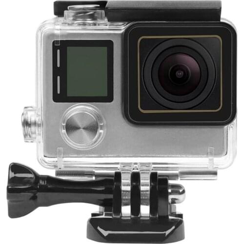 40m Underwater Waterproof Housing Case Cover For Gopro Hero 4 Strip 3+ Camera Abs Transparent Protective Shell Photo Shooting