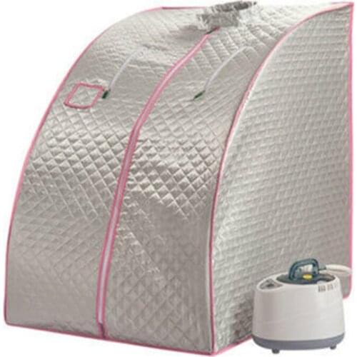 Sauna Room Home Sauna Bath STEAM BATH Slimming Household Sauna Generator Ease Insomnia Stainless Steel Pipe Support STEAMER