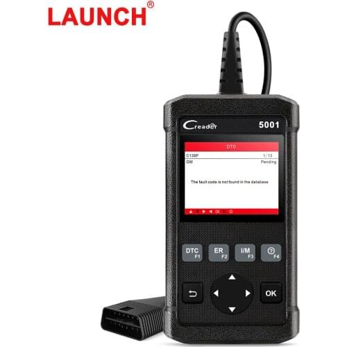 LAUNCH CR5001 Engine Check Turn Off MIL OBDII Code Reader Professional Diagnostic Tool O2 Sensor Test OBD 2 Automotive Scanner