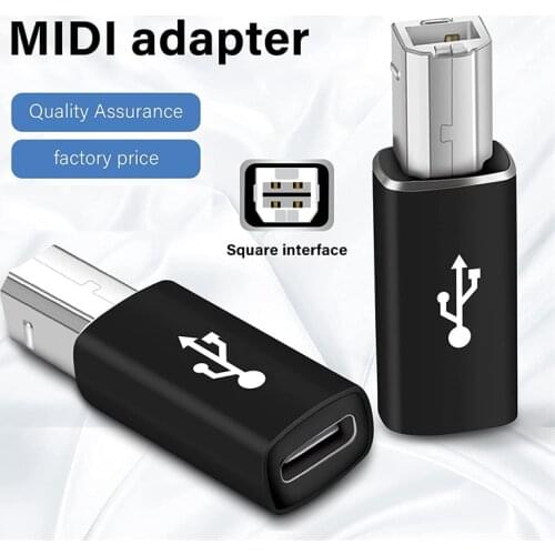 USB 2.0 Printer Adapter USB Type c Adapter For Printer Hard Drive Base Fax Machine Scanner USB 2.0 Type c Printer Adapter