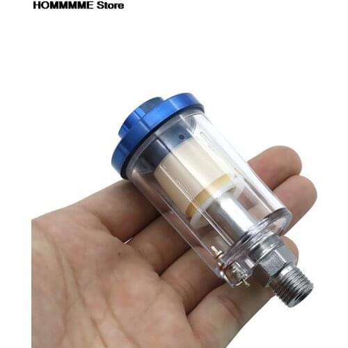 1/4'' Water Oil Separator Inline Air Hose Filter Moisture Trap For Compressor Spray Paint Gun New High Quality