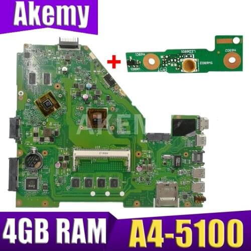 XinKaidi X550EP Laptop motherboard for ASUS X550EP X550E X552E Test original mainboard 4G RAM A4-5100
