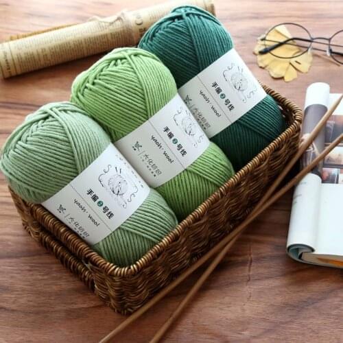 1Pc=100g 200M Crocheting Arcylic Yarn For hand knitting Cotton Crochet yarn Cashmere yarn to knit DIY Line handmke threads